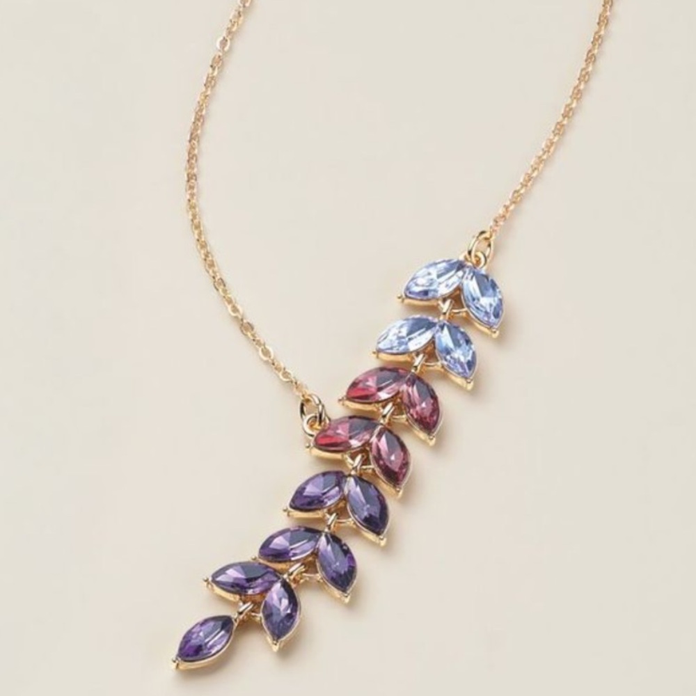Violet Ivy Ombré Necklace